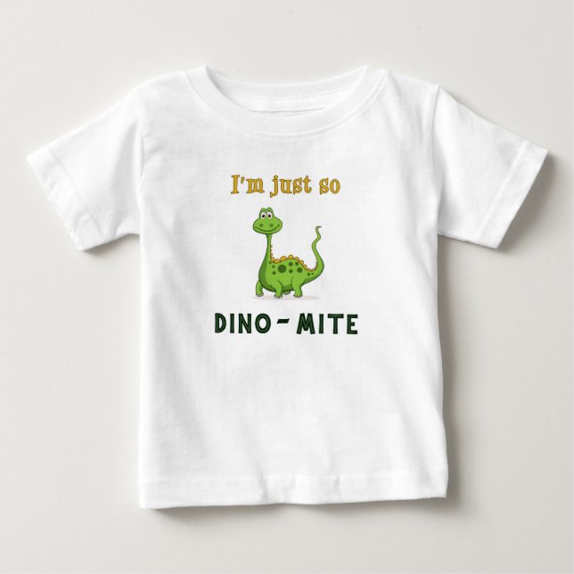 Ich bin gerade so Dino-Milbe! Kleinkind-T - Shirt (Vorderseite)