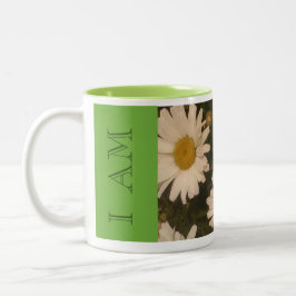 Ich bin gesund Affirmation Kaffee Tasse, 11oz Zweifarbige Tasse