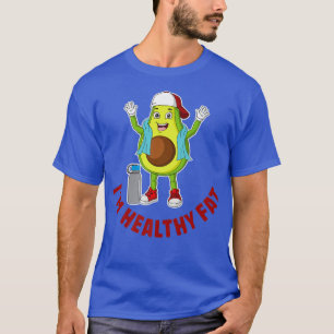 Ich bin gesund Fett, Niedlicher Avocado, komisch v T-Shirt