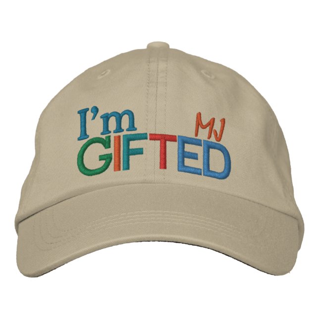 Ich bin GIFTIERT Bestickte Kappe (Vorderseite)