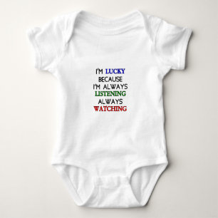 Ich bin glücklich baby strampler