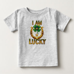 Ich bin glücklich - kühne symbolische T - Shirt-De Baby T-shirt