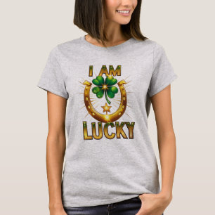 Ich bin glücklich - kühne symbolische T - Shirt-De T-Shirt