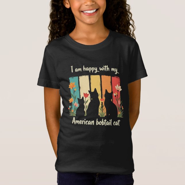 Ich bin glücklich mit meiner amerikanischen Schwan T-Shirt (Vorderseite)