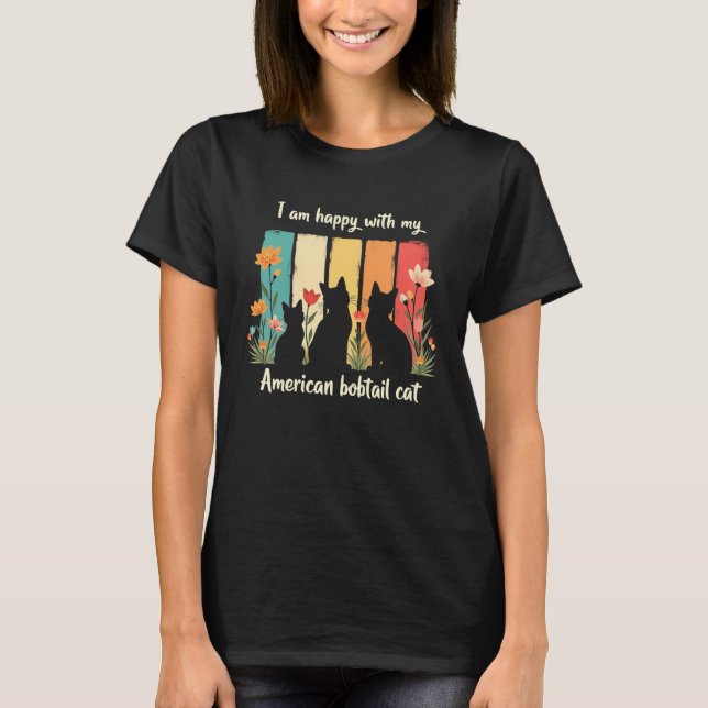 Ich bin glücklich mit meiner amerikanischen Schwan T-Shirt (Vorderseite)