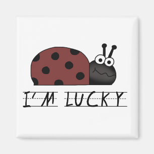 Ich bin glückliche T-Shirts und Geschenke Magnet