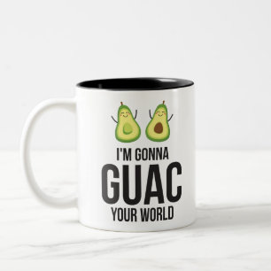Ich bin Gonna Guac Deine Welt Funny Guacamole Avoc Zweifarbige Tasse