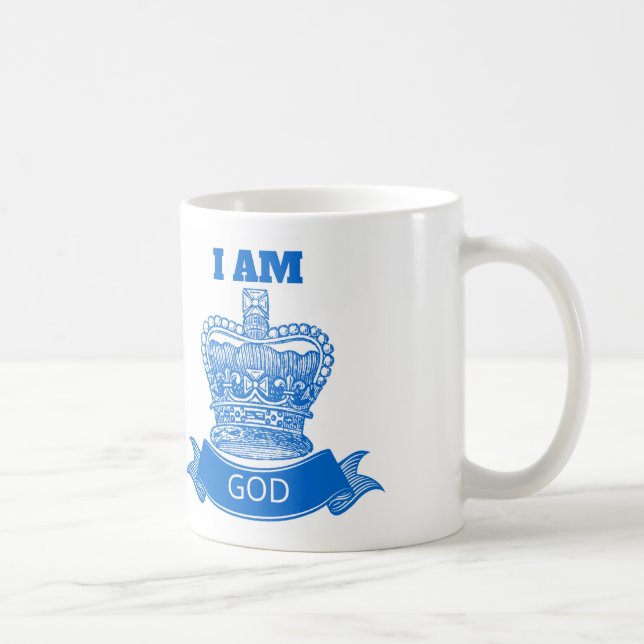 Ich bin Gott Kaffeetasse (Rechts)