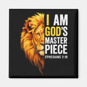 Ich bin Gottes Meisterwerk Christlich Epheser 2_20 Magnet