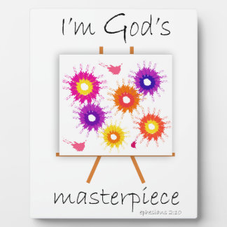 Ich bin Gottes Meisterwerk! Fotoplatte