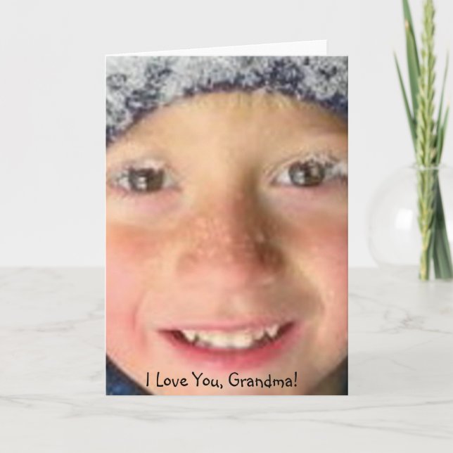 Ich bin Grandma! Karte (Vorderseite)