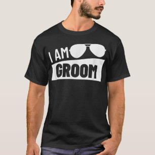 Ich bin Groom Wedding Party Trauzeuge Bachelor Par T-Shirt