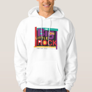 Ich bin groß auf Little Rock 90er Hoodie