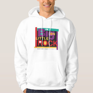 Ich bin groß auf Little Rock 90er Hoodie