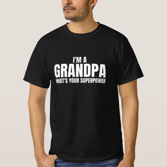 Ich bin Großvater, was deine Supermacht ist - Funn T-Shirt (Vorderseite)