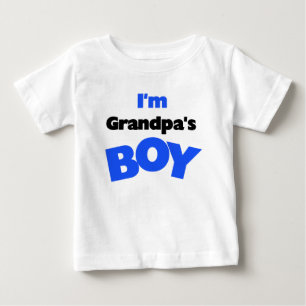 Ich bin Großvaters Junge Baby T-shirt