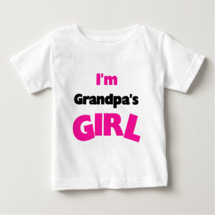 Ich bin Großvaters Mädchen Baby T-shirt