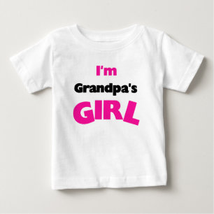 Ich bin Großvaters Mädchen Baby T-shirt