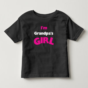 Ich bin Großvaters Mädchen Kleinkind T-shirt