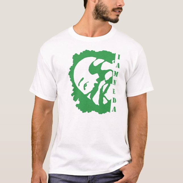 ich bin grüner T - Shirt NEDAs (Vorderseite)