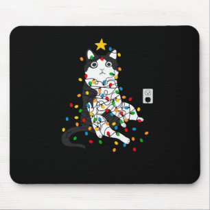 Ich bin gut alles ist fein Funny Funny Cat Weihnac Mousepad