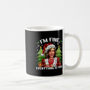 Ich bin gut alles ist schön Meme Kalama Santa Chri Kaffeetasse