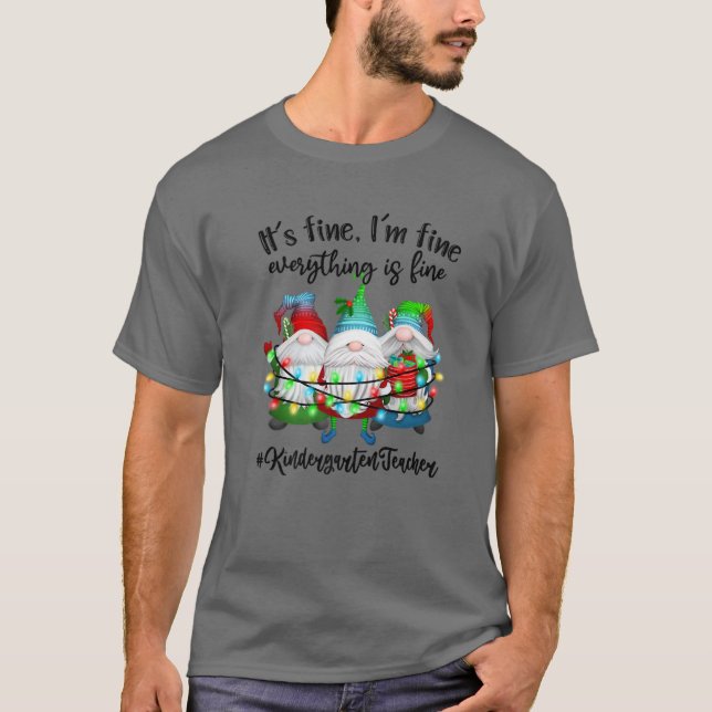 Ich bin gut alles ist schön Niedlicher Gnome Kinde T-Shirt (Vorderseite)