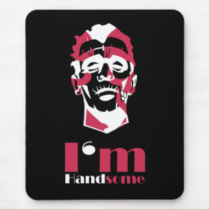 Ich bin gut aussehend abstrakt mousepad