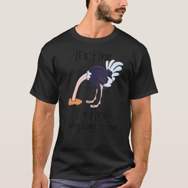 Ich bin gut, es ist ein feiner Strauß-Sarcastic Gr T-Shirt (Vorderseite)