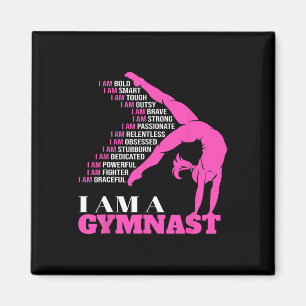 Ich bin Gymnastikgymnastikerin und Gymnastikerin Magnet