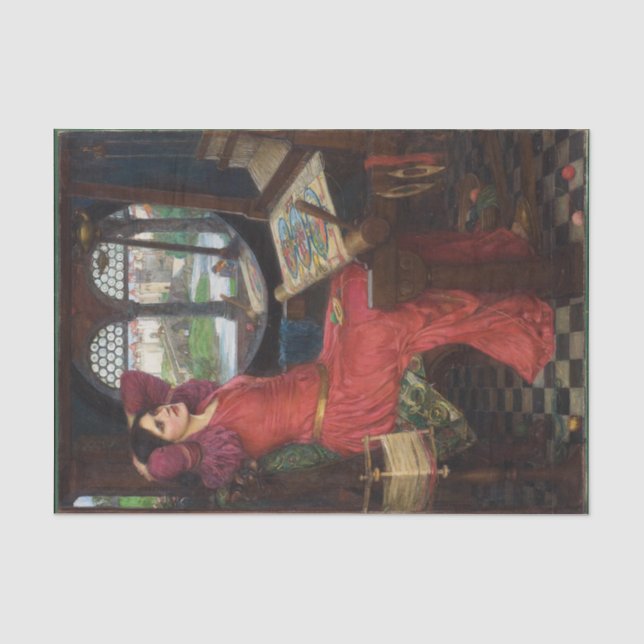 Ich bin halb krank von Schatten-Decoupage Seidenpapier (Vorderseite)