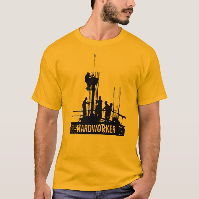 Ich bin Hardworker T-Shirt (Vorderseite)