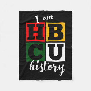 Ich bin Hbcu Geschichte - Schwarze Geschichte Mona Fleecedecke