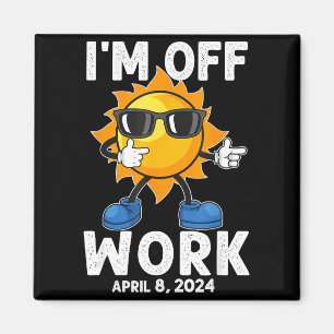 Ich bin Hemd Sonnenfinsternis Sonne Ausser Betrieb Magnet