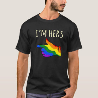 Ich bin Hers Lesbians Lgbtq Pride Month Supporter T-Shirt