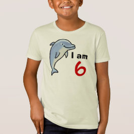 Ich bin heute 6 Jahre alt (niedlicher Delphin) T-Shirt