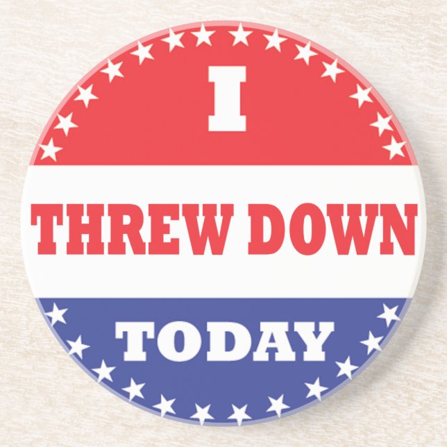 Ich bin heute abgestürzt getränkeuntersetzer (Vorne)