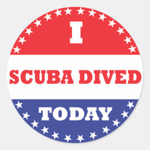 Ich bin heute gestorben runder aufkleber