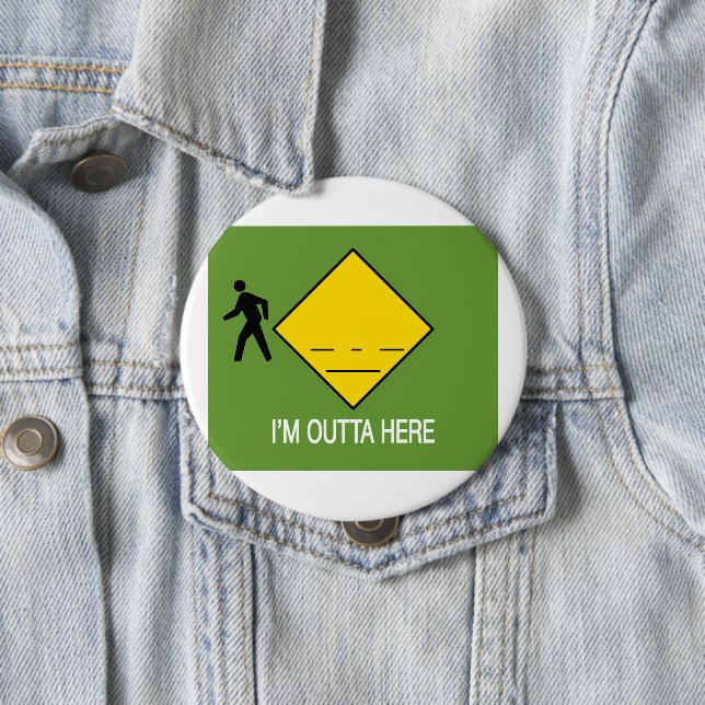 Ich bin hier draußen button (Beispiel)