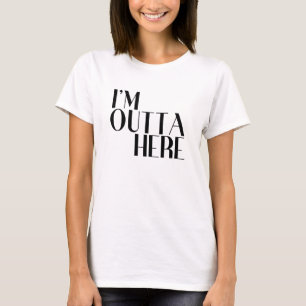 Ich bin hier draußen, die sonnige Abfahrt T-Shirt