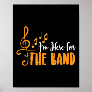 Ich bin hier für das Band Funny Marching Band Camp Poster