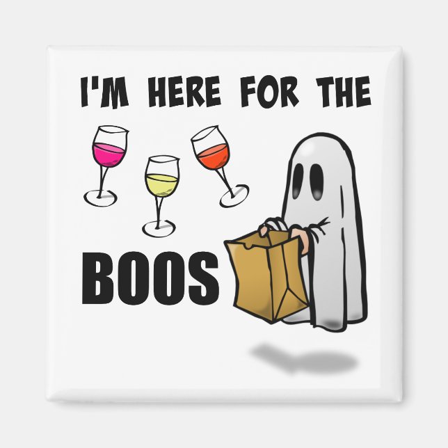 Ich bin hier für das Boos Funny Halloween Ghost Magnet (Vorne)