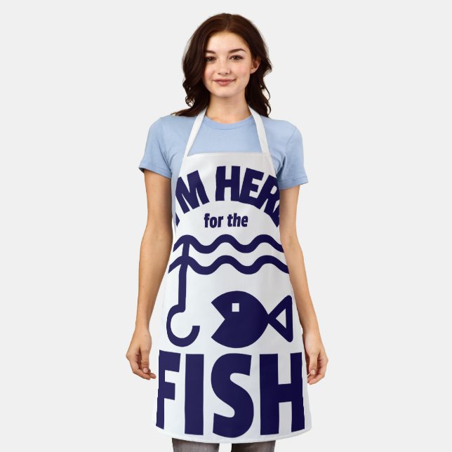 Ich bin hier für den Fisch Schürze (Getragen)