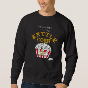 Ich bin hier für den Kettle-Mais für den Popcorn Sweatshirt