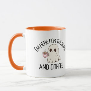 Ich bin hier für den lustigen Horror mit Boos und  Tasse