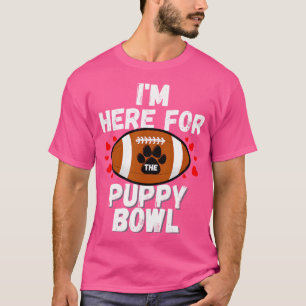 Ich bin hier für den Welpenhühner Sonntag lustigen T-Shirt