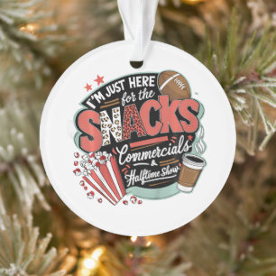 ICH BIN HIER FÜR SNACKS WERBESPOTS UND HALBZEIT ORNAMENT