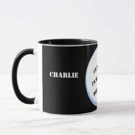 Ich bin hier, ich bin hungrig, aber ich muss es ni tasse