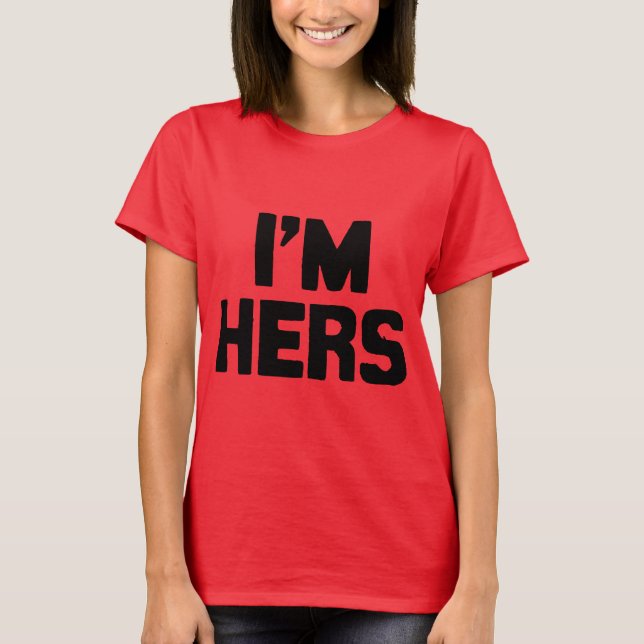 ICH BIN HIER T-Shirt (Vorderseite)