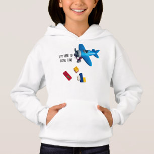 Ich bin hier um Spaß zu haben! T-Shirt mit Spielze Hoodie